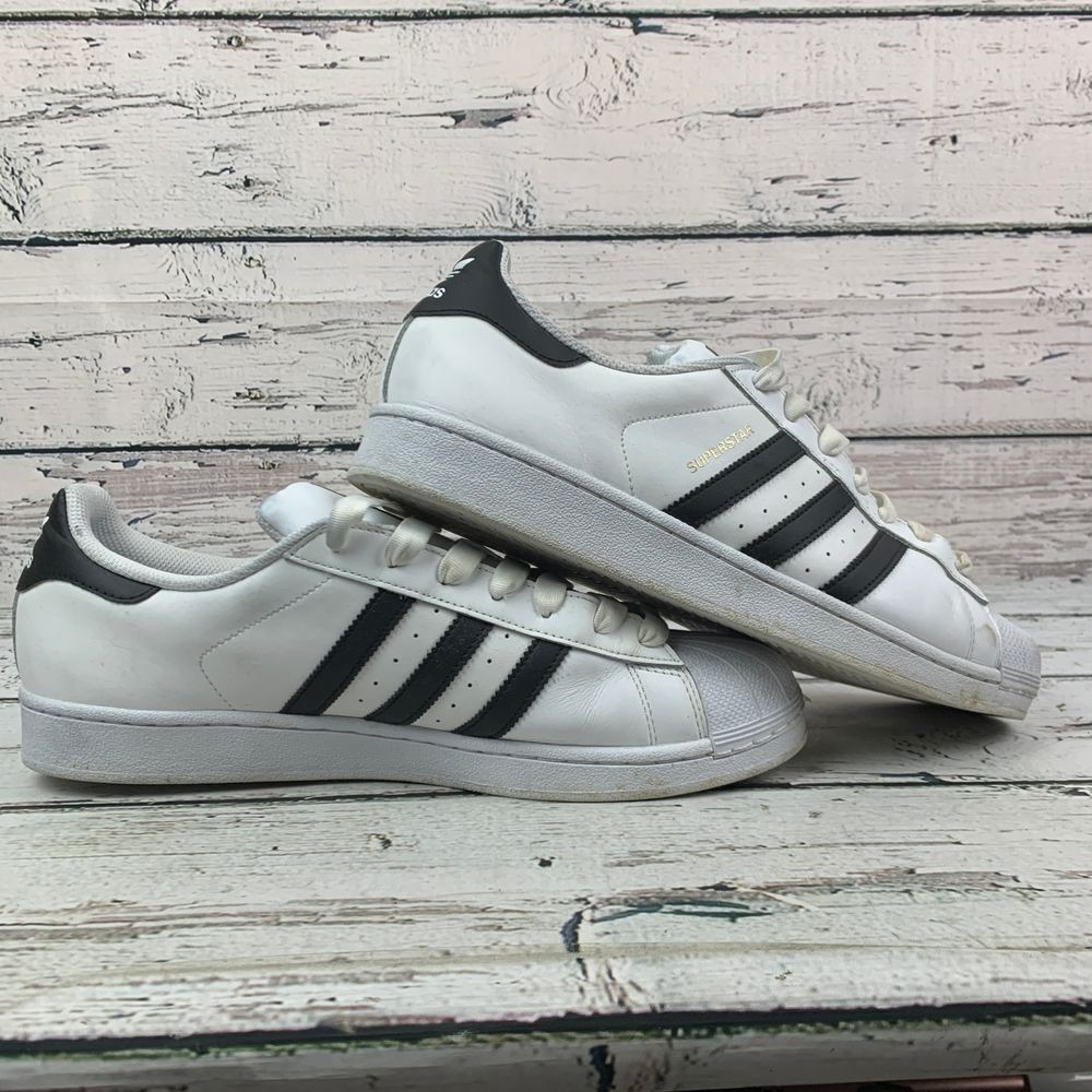 Adidas Originals Superstar Men's‎ Vegan Cloud White Sneakers Men's [Size 12.5]